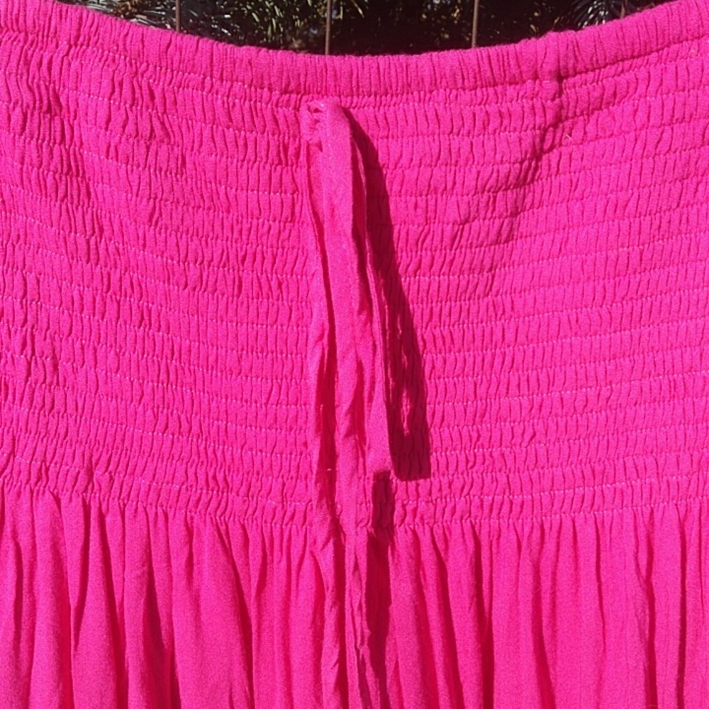 Embroidered Elastic Stretch Waist Skirt / Dress, One Size Fits Most - Picture 11 of 12